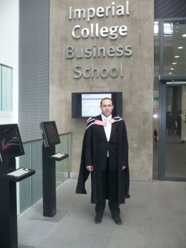 Αποφοίτηση από Imperial College -Οκτώβριος 2009
