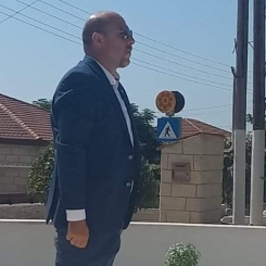 Κατάθεση στεφάνου μνημείο πεσόντων Στυλλιωτών